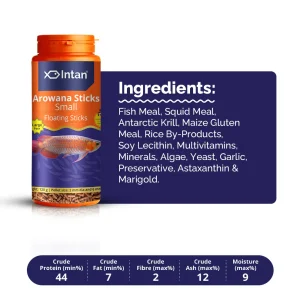 Intan Arowana Sticks Small 2mm floating sticks 120g